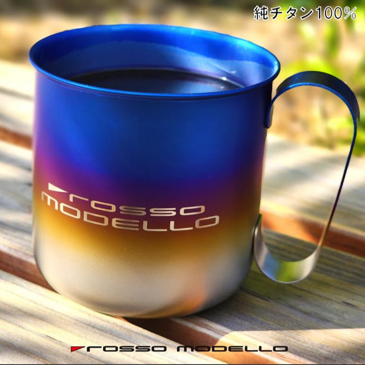 コペンのロッソモデロ・ROSSO MODELLO・マフラー・チタン・マグカップ