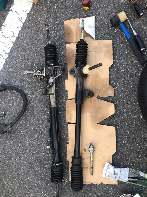実働外し】シビックTYPE-R(EK9) パワステポンプ他配管