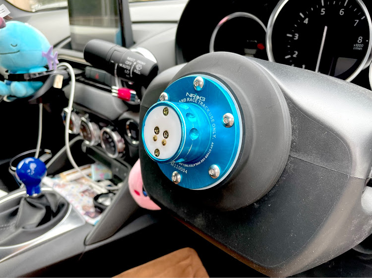 クイックリリース NRG製 ステアリングボス レンチン音 NRGクイック