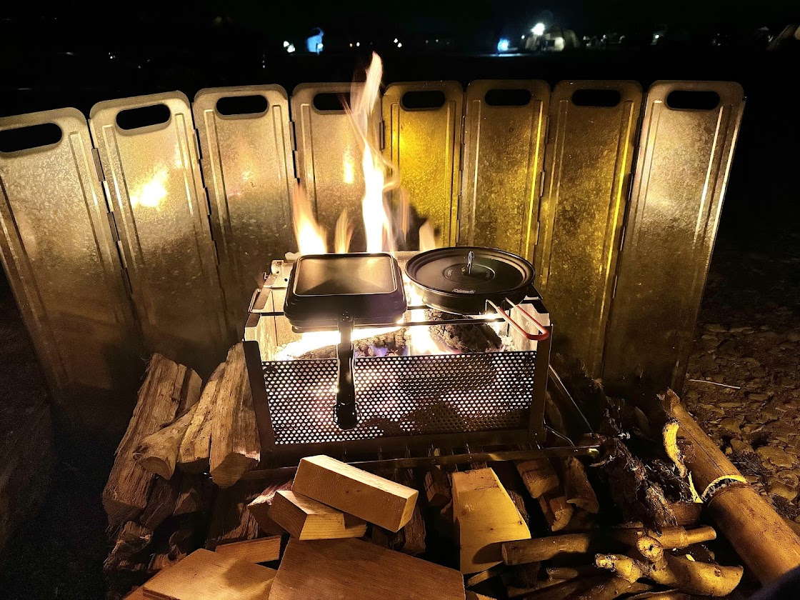 ファイアブーストコンロ 収納バッグ付き DCM 木炭コンロ