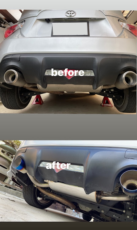 86のビーフリーマフラー・befree・86 zn6・86BRZに関するカスタム事例