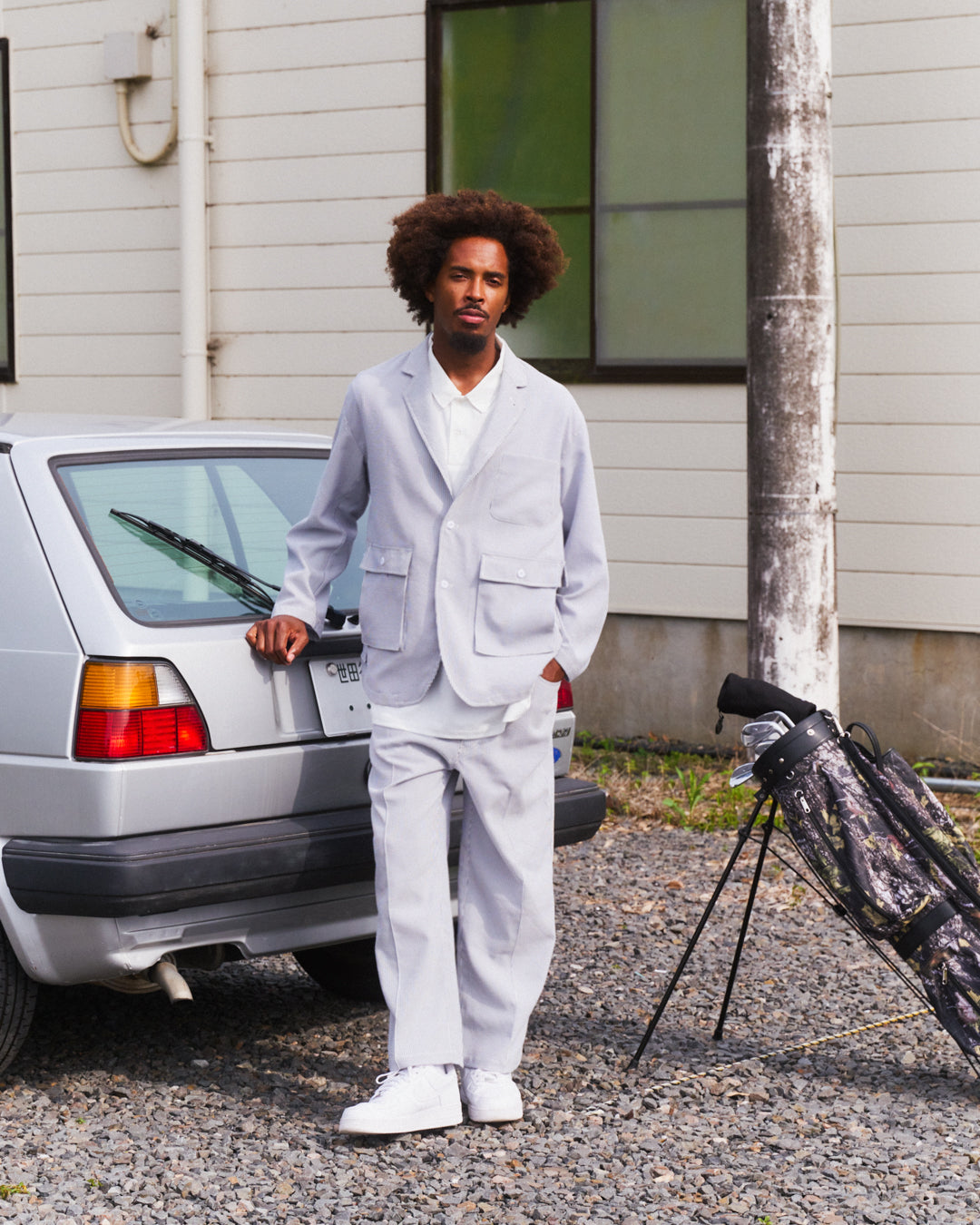 Local GOLF × 10匣 | Straight Easy PANTS | Stripe