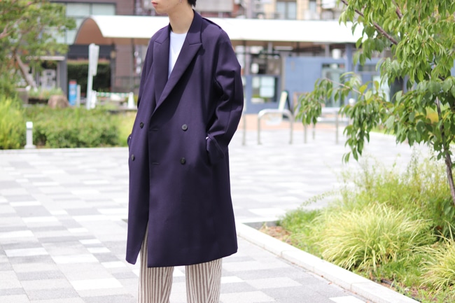 OVERCOAT [オーバーコート] SERGE PEAK DOUBLE COAT