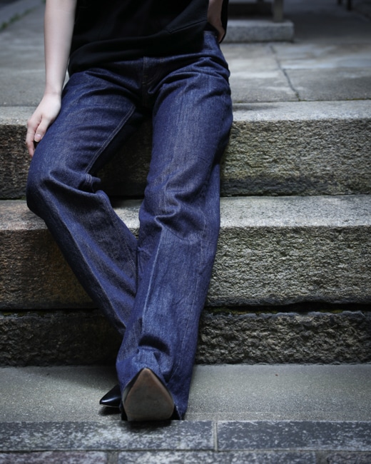AURALEE Hard Twist Denim 5P Pants [Indigo]