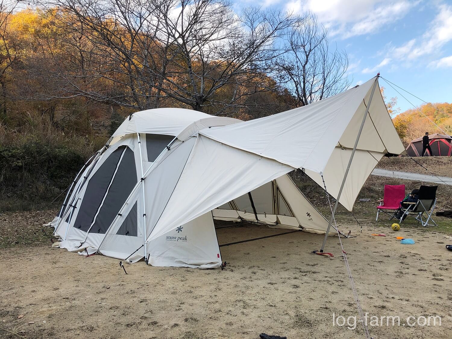 スノーピーク タープ エクステンション テント4 アイボリー - ストア