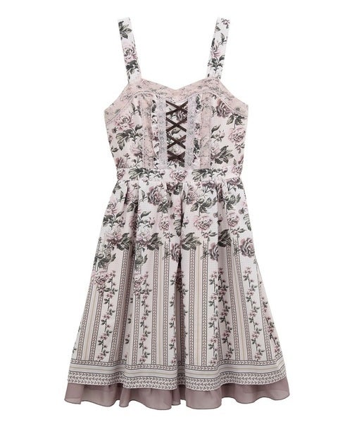 Rose Stripe JSK by Axes Femme