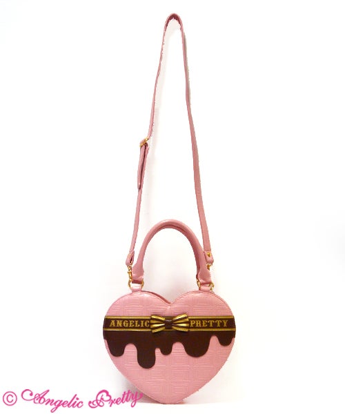 Melty Ribbon Chocolate Heart Bag by Angelic Pretty
