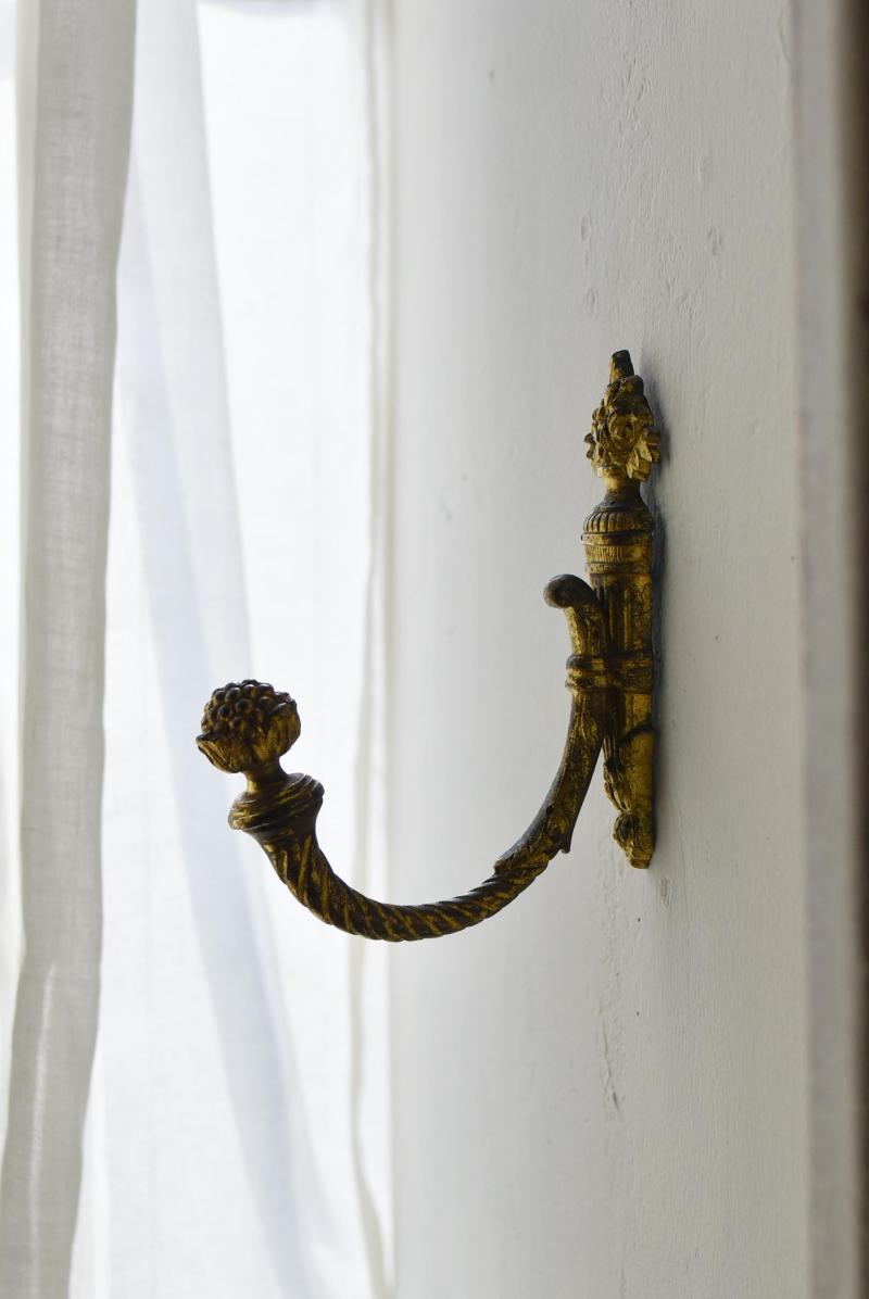 フランスアンティークパーツ カーテンフック2点セット.10B シングルフック