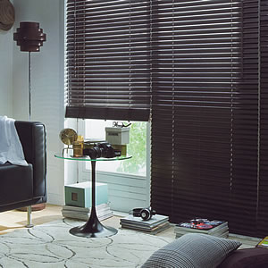 タチカワ ウッドブラインド チョコレートブラウン 各サイズ【木製