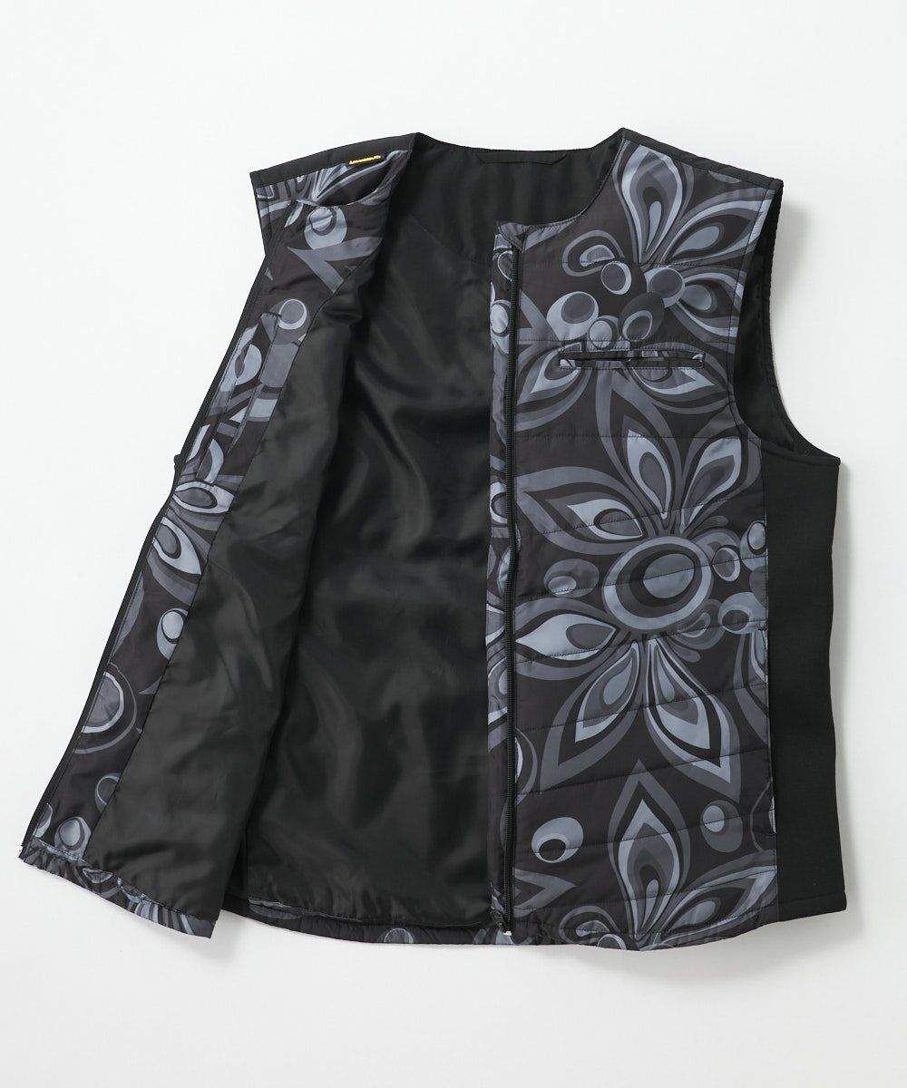 メンズ HOTOPIA中綿電熱ベスト Shagadelic Silver シャガデリック