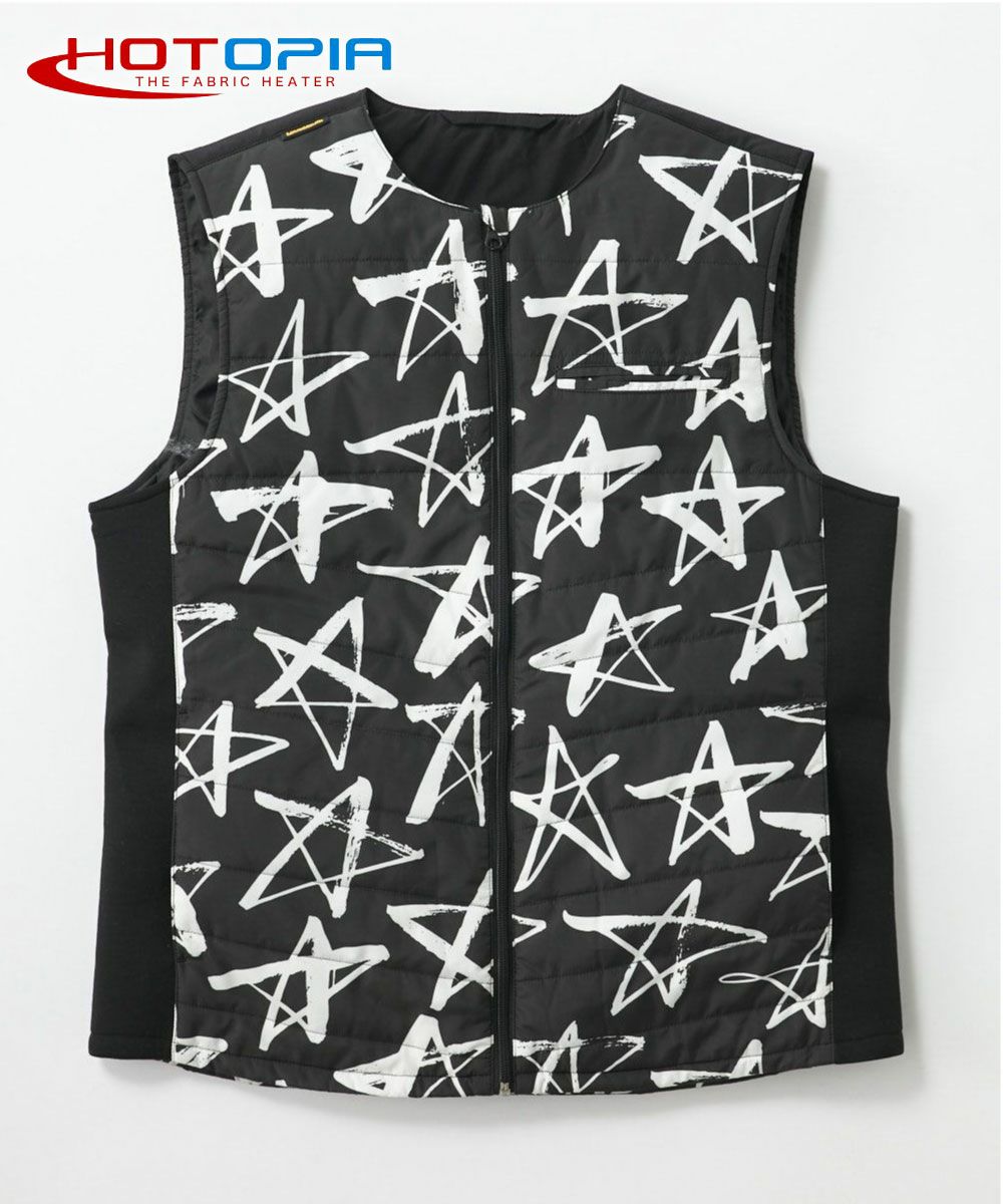 メンズ HOTOPIA中綿電熱ベスト Shooting Star シューティングスター