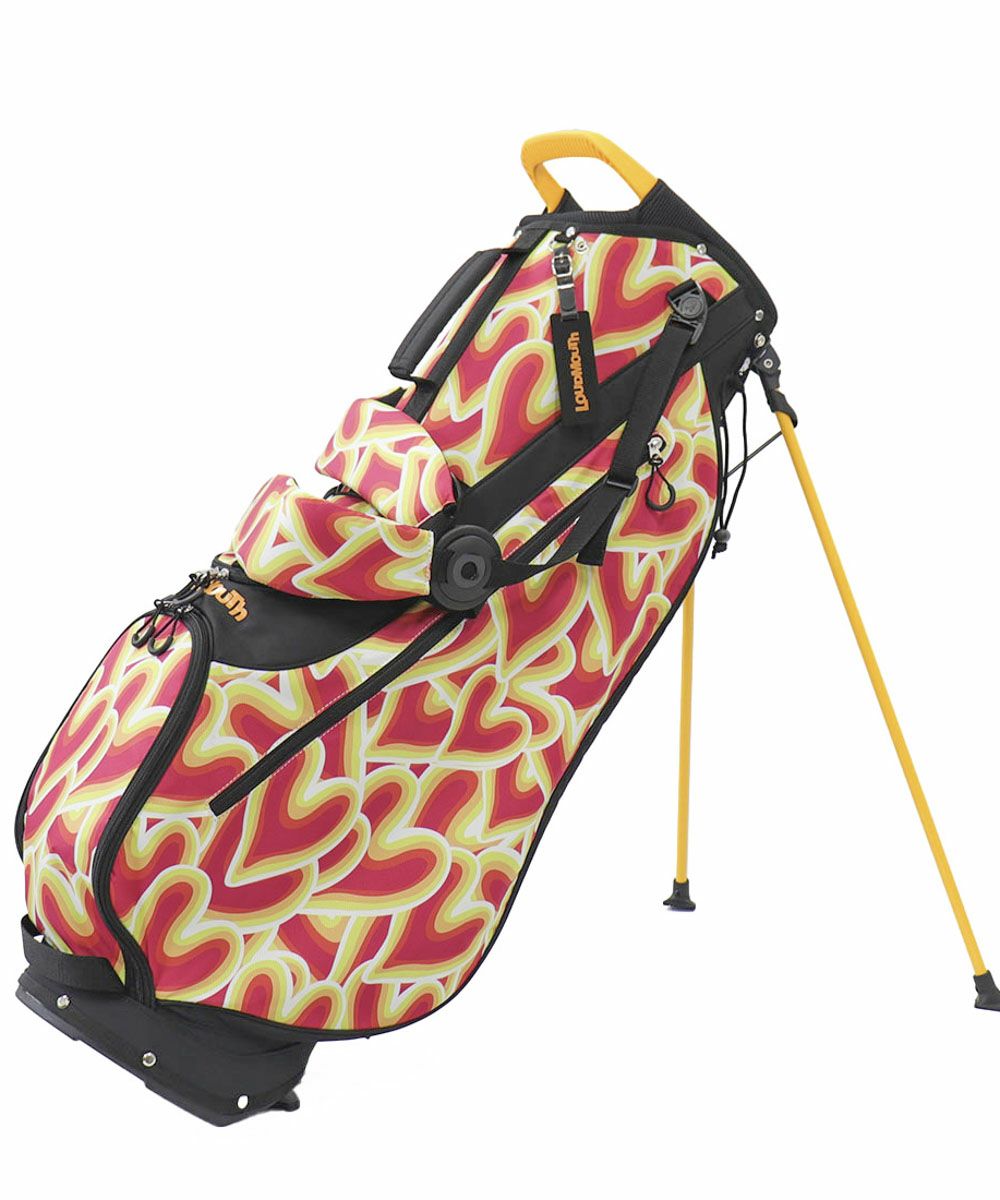 コンビニエンス キャディバッグ ピンクレオパード | LOUDMOUTH JAPAN