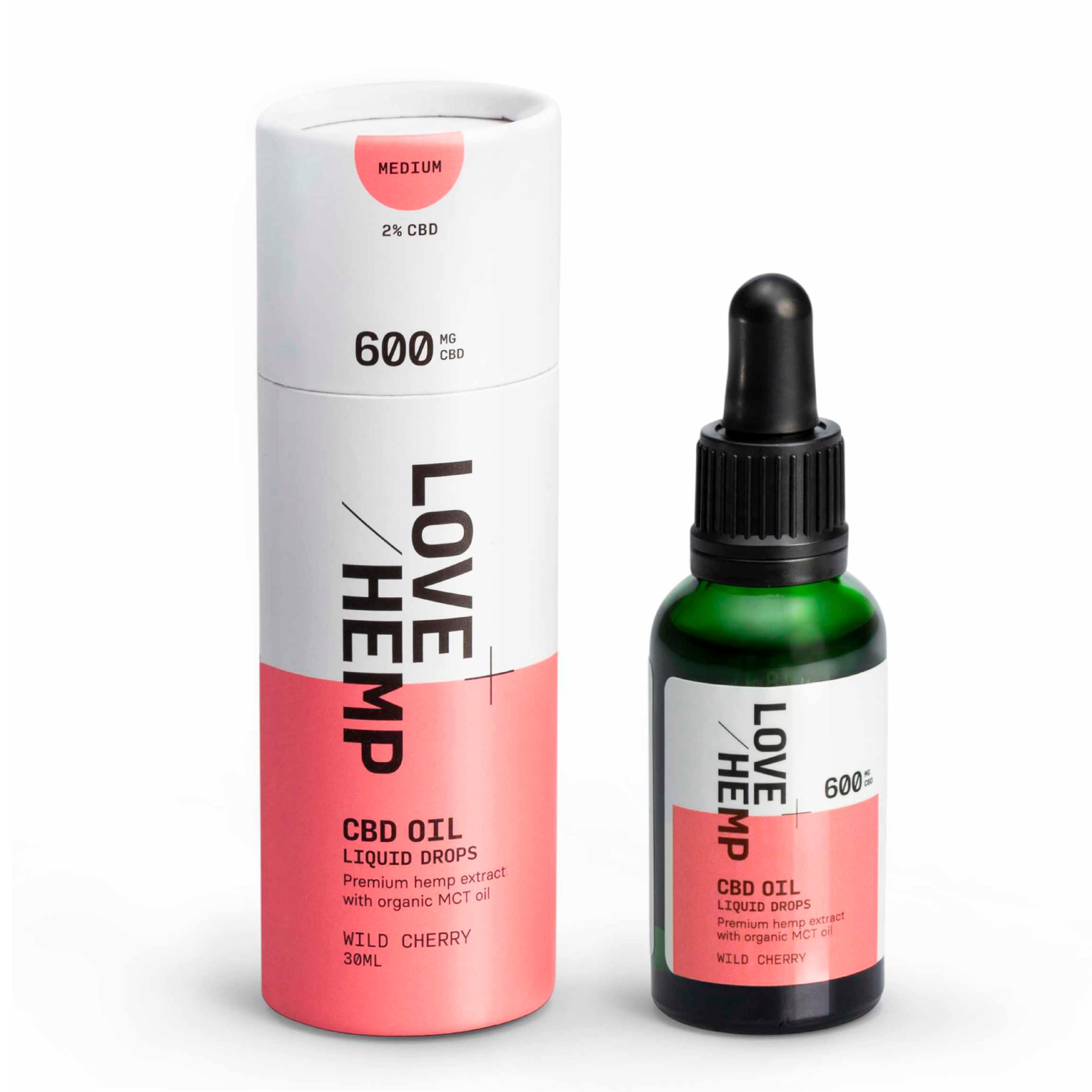 Love Hemp CBD Oil Drops UK | 600 mg Full-Spectrum CBD for Calm