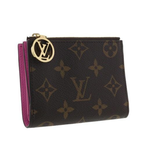 ルイヴィトン 二つ折り財布 モノグラム ポルトフォイユ・リサ ブラウン