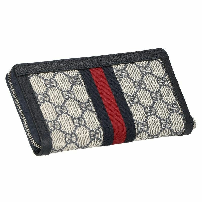 グッチ GUCCI 長財布 レディース オフィディア ブルー 523154 96IWN