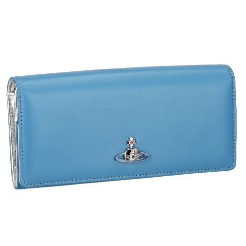 ヴィヴィアンウエストウッド 二つ折り財布 レディース ブルー Vivienne