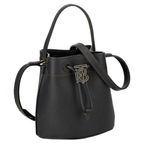 バーバリー ハンドバッグ レディース ミニ TBバケットバッグ ブラック