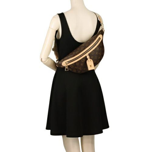 ルイヴィトン ボディバッグ モノグラム ハイ・ライズ ブラウン LOUIS