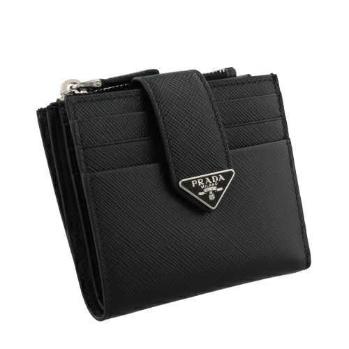 PRADA プラダ財布 ブラック 二つ折り財布 値下げ！