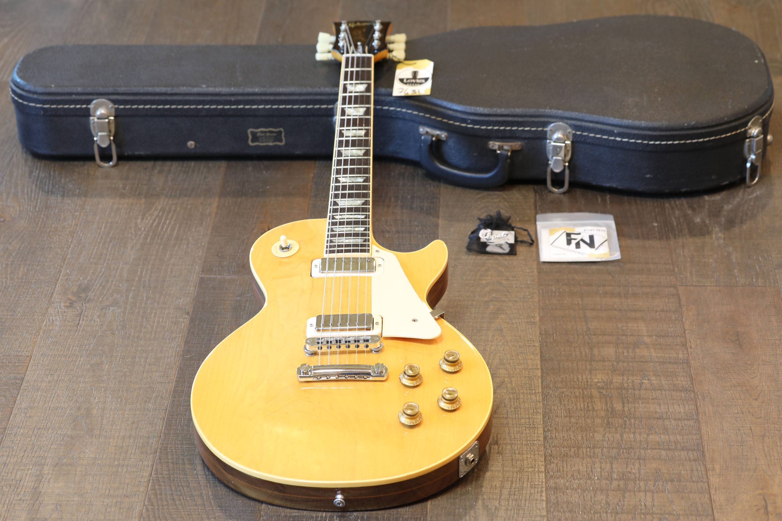 Vintage! 1976 Gibson Les Paul Deluxe Electric Guitar Natural w