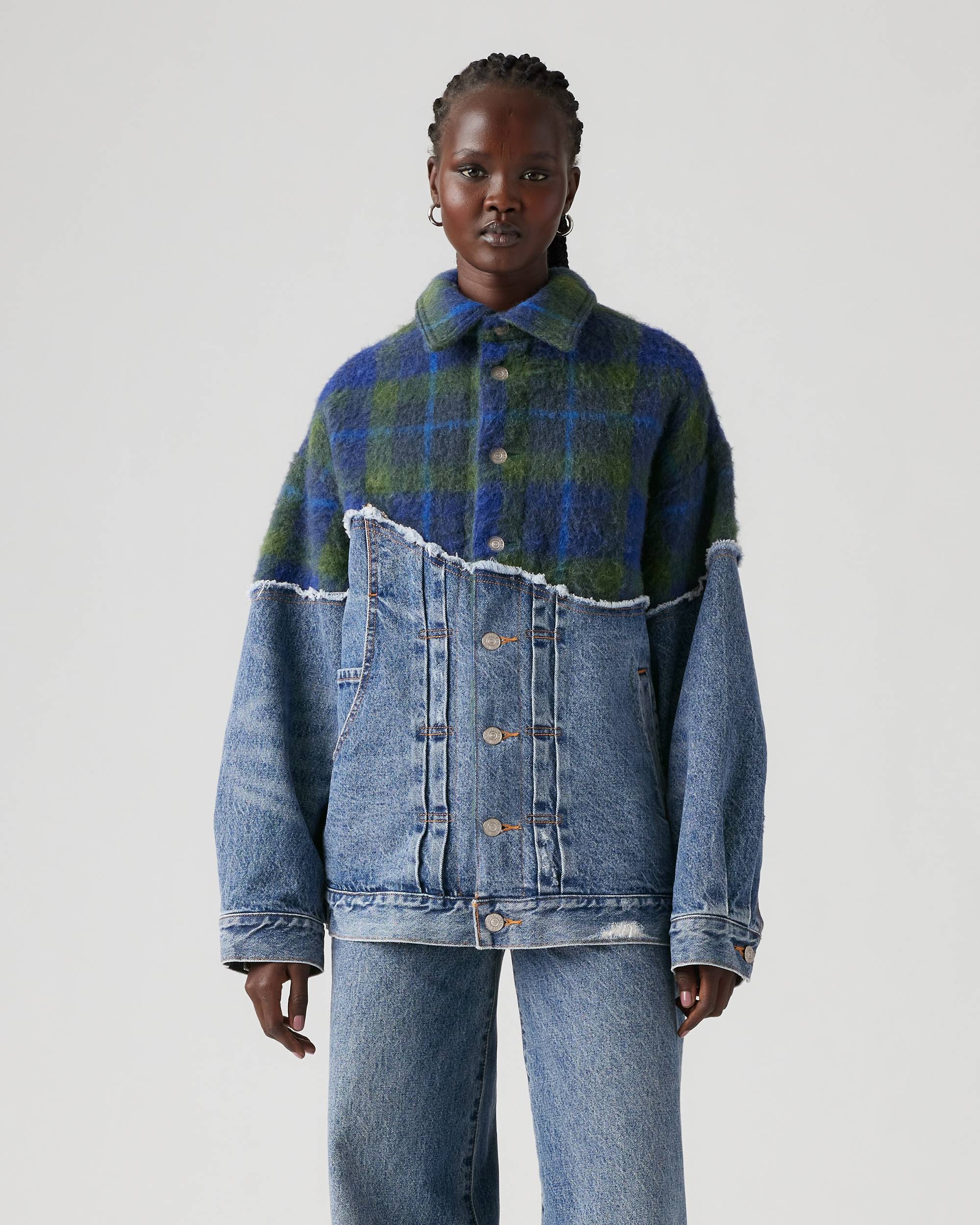 Levi's® X Adsb Andersson Bell Spliced Trucker Jacket - Medium Wash