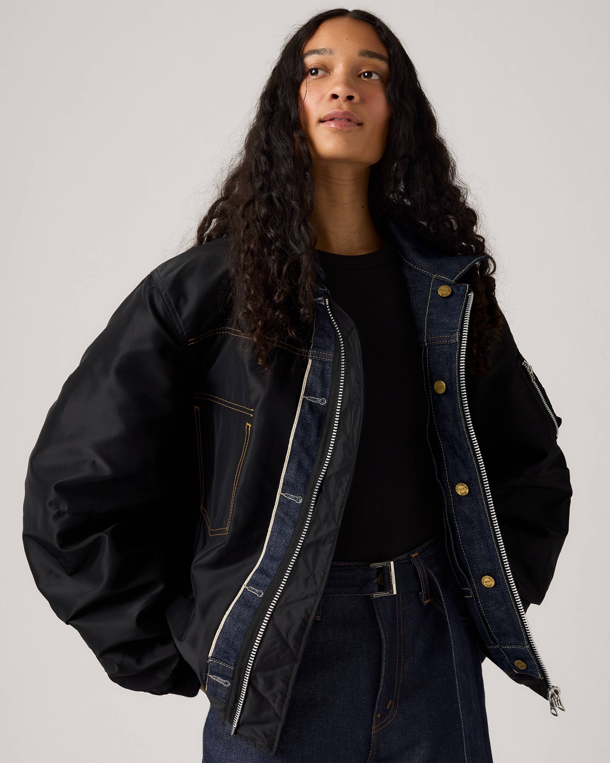 Levi's® X Sacai Men's Denim X Nylon Twill Reversible Blouson