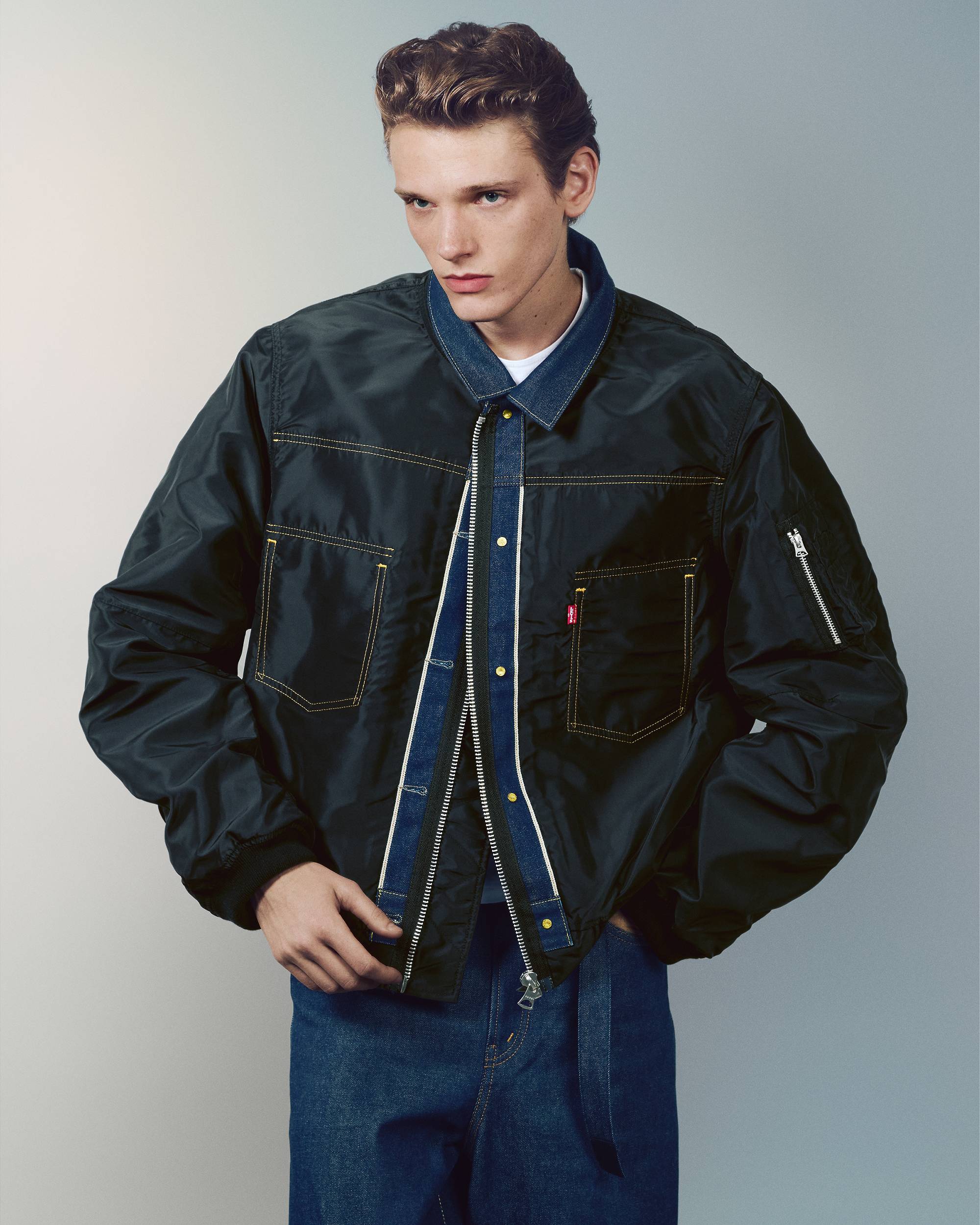 Levi's® X Sacai Men's Denim X Nylon Twill Reversible Blouson