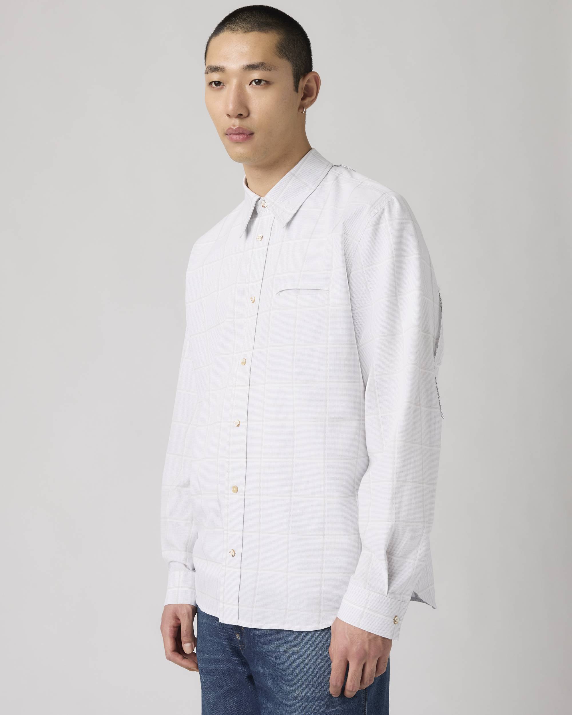 Levi's® X Kiko Kostadinov Long-sleeve Shirt - White | Levi's® US