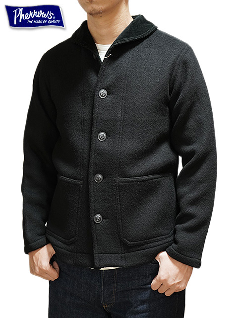 Pherrow's（フェローズ） 】 ウールメルトンショールカラージャケット