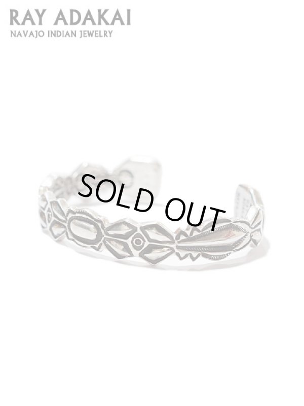 RAY ADAKAI（レイアダカイ） 】 ダブルスタンプシルバーバングル - Lua