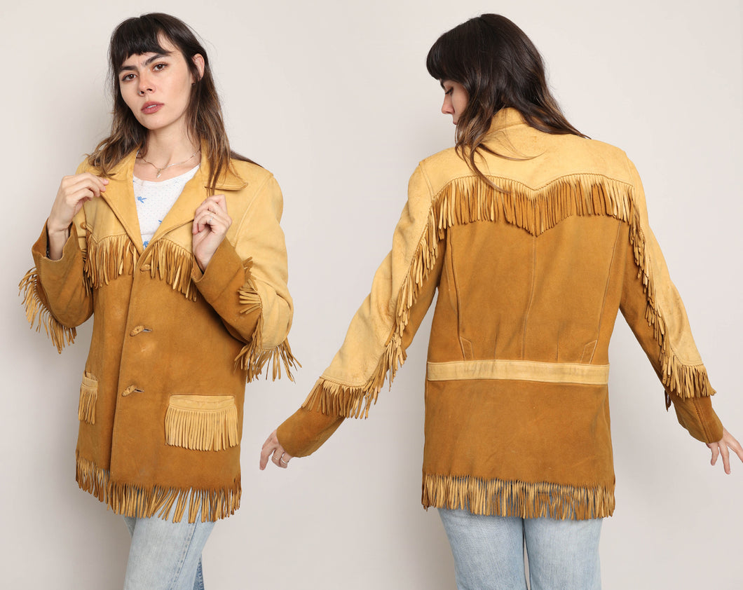 60s Suede Fringe Jacket – Luxie Vintage