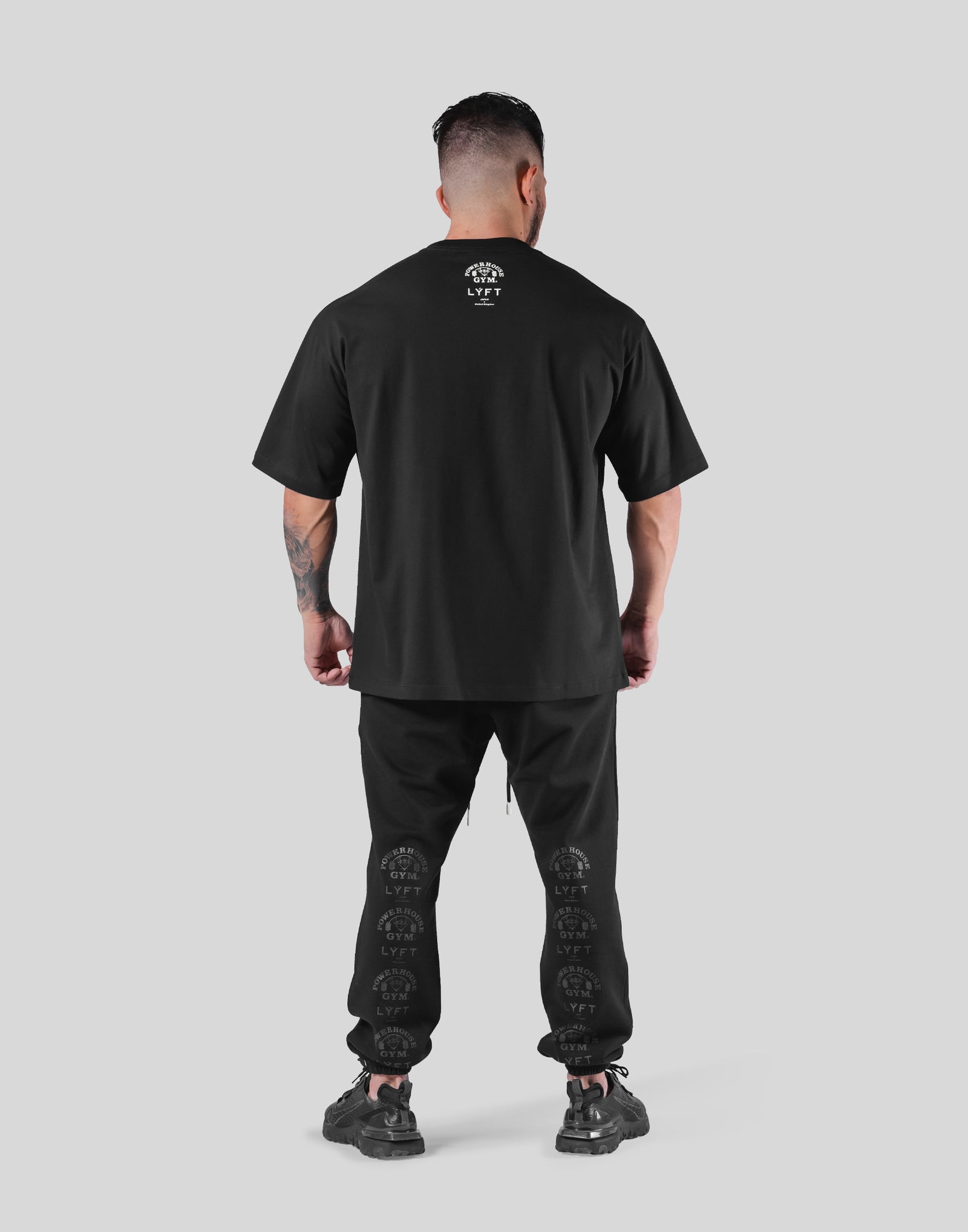 LÝFT × Power House Gym Big T-Shirt - Black