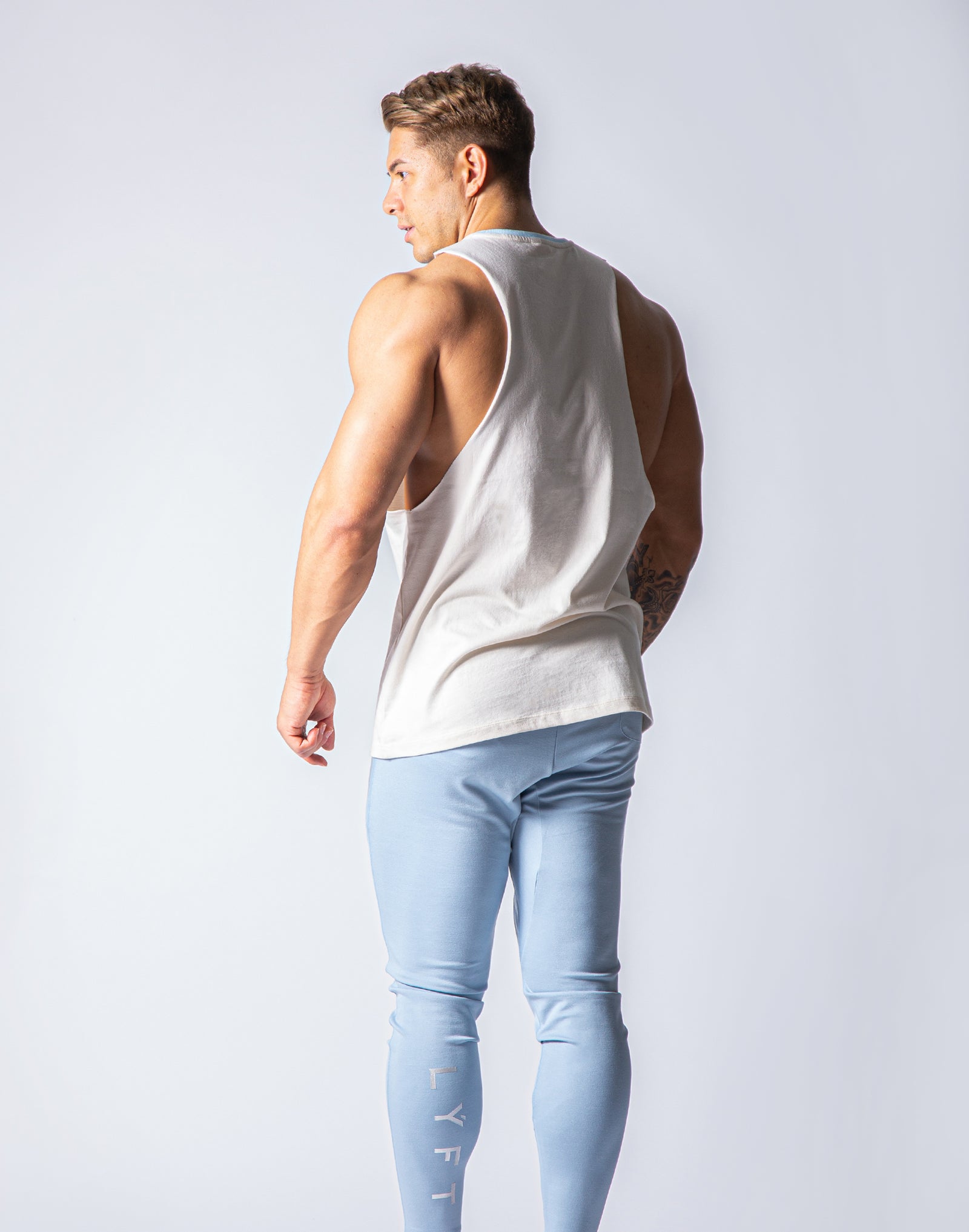LYFT(リフト/タンクトップ)Drop Shoulder Tanktop - Ivory / White – LÝFT
