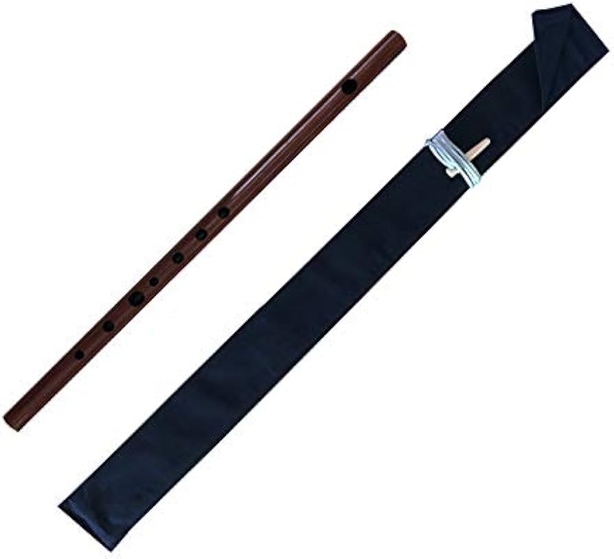 篠笛丸山 3・4・5本半調子 唄用（ドレミ調）黒漆塗 3本セット 専用笛袋