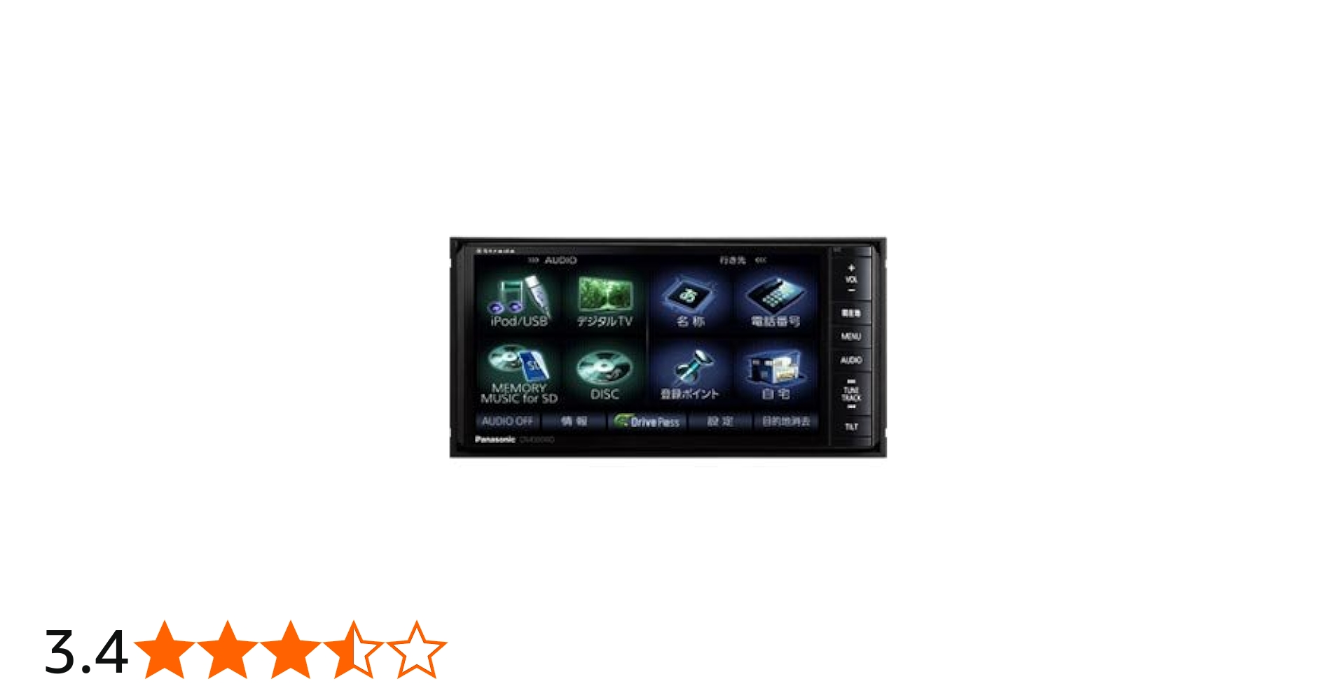 Amazon | パナソニック(Panasonic) ストラーダ 7V型ワイドVGA 2DIN