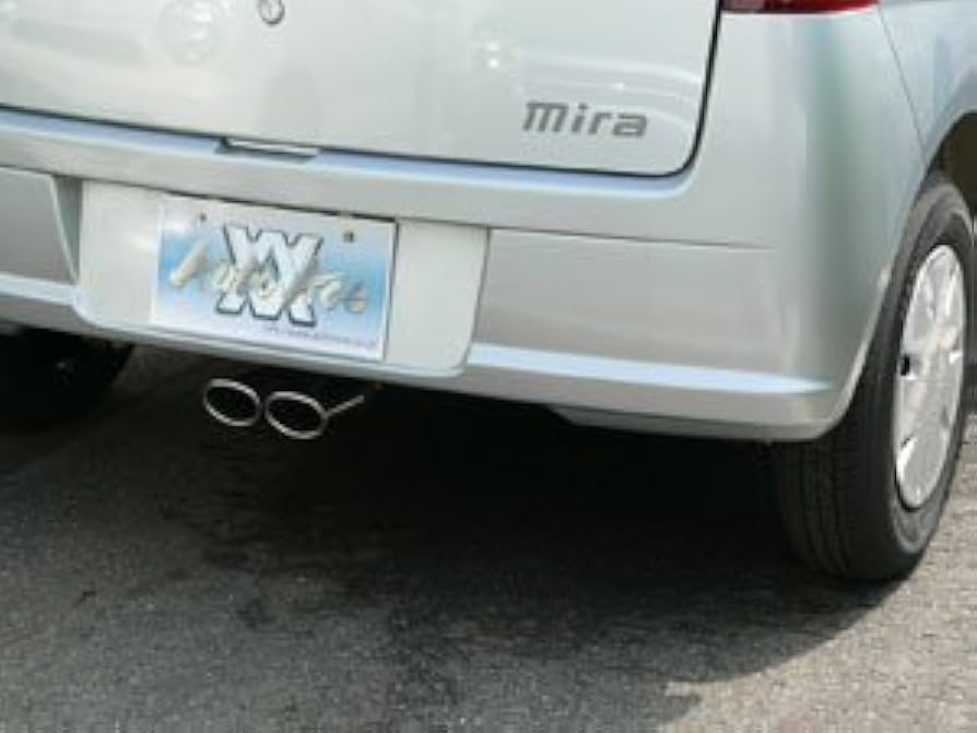 Amazon | AUTOACE ダイハツ ミラ センター出しデュアルマフラー