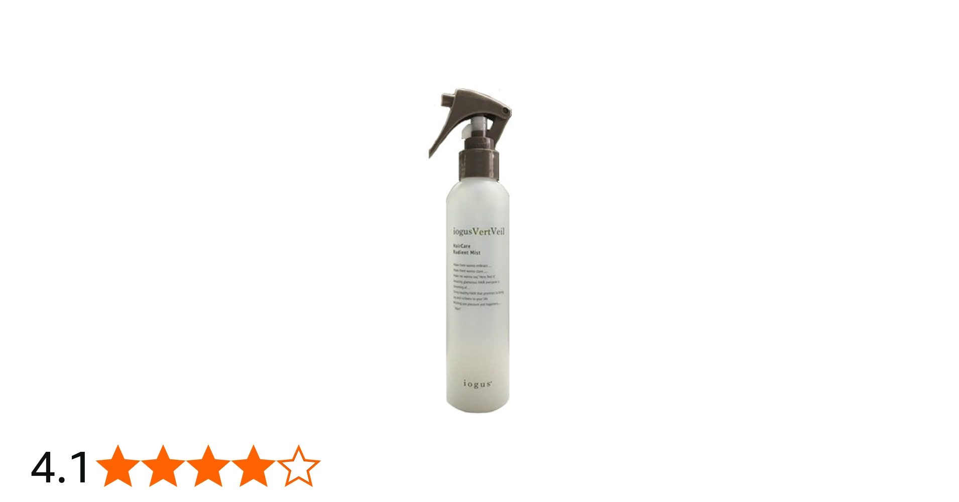 Amazon | イオグスヴェールヴェールミスト 200ml 美容室で！芯のある髪