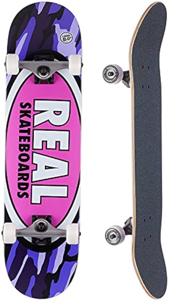 Amazon | リアル REAL スケートボード コンプリート OVAL CAMO LG