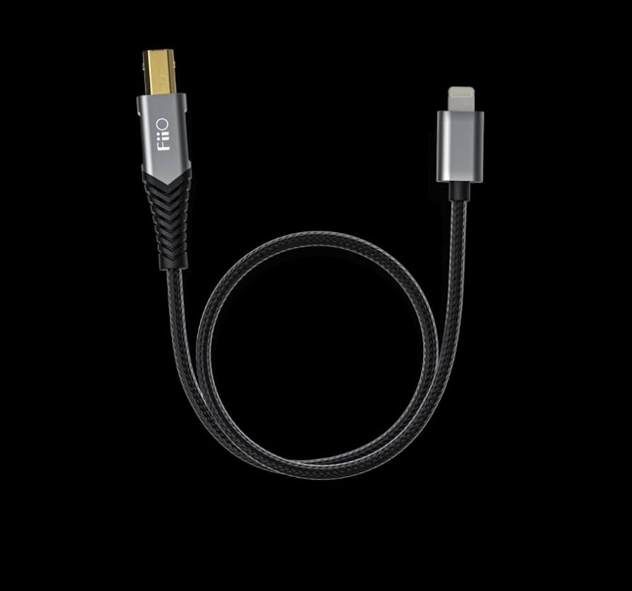 Amazon | FiiO LD-LT1 タイプBからLightning OTGケーブル ナイロン