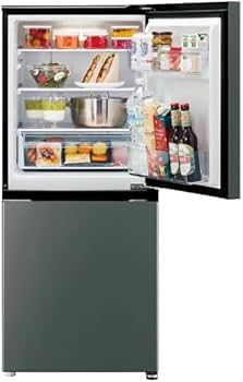 Amazon | 冷凍冷蔵庫 右開き 2ドア 170L ダークシルバー AQR-17R-DS