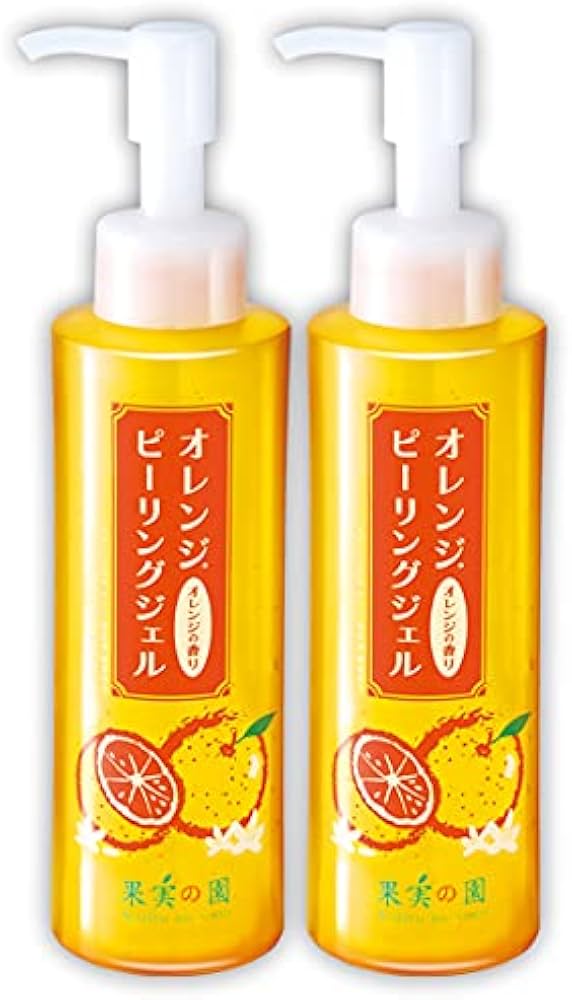 Amazon.co.jp: 果実の園 オレンジピーリングジェル 2本組【ジェル/角質