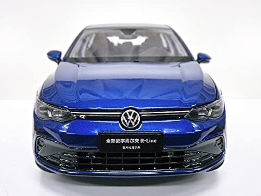 Amazon | VW特注 1/18 フォルクスワーゲン ゴルフ R-Line (ブルー