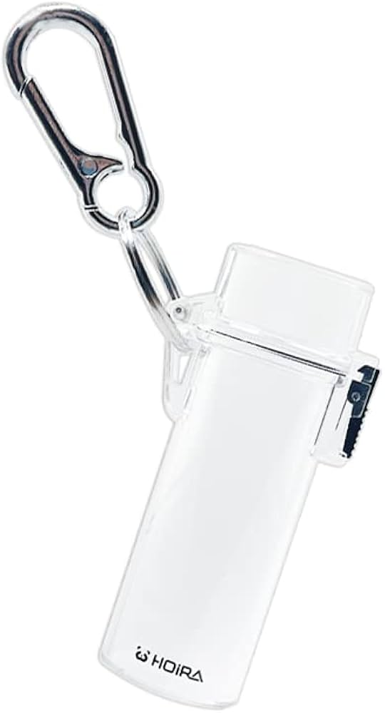 Amazon.co.jp: HOIRA 防水ライターケース 透明 クリア 多機能