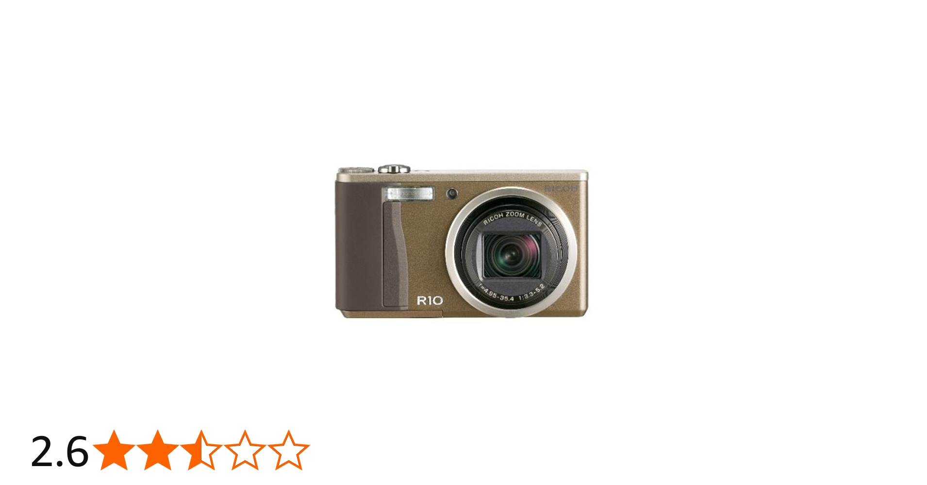 Amazon | RICOH デジタルカメラ R10 ブラウン R10BN | コンパクト 通販