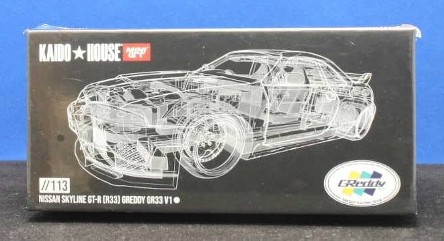 Amazon | 1/64 MINI-GT KAIDO HOUSE スカイライン GT-R R33 Greddy