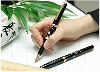 Amazon | プラチナ万年筆 万年筆 美巧 近代蒔絵 鳳凰 中字 PTL-12000M