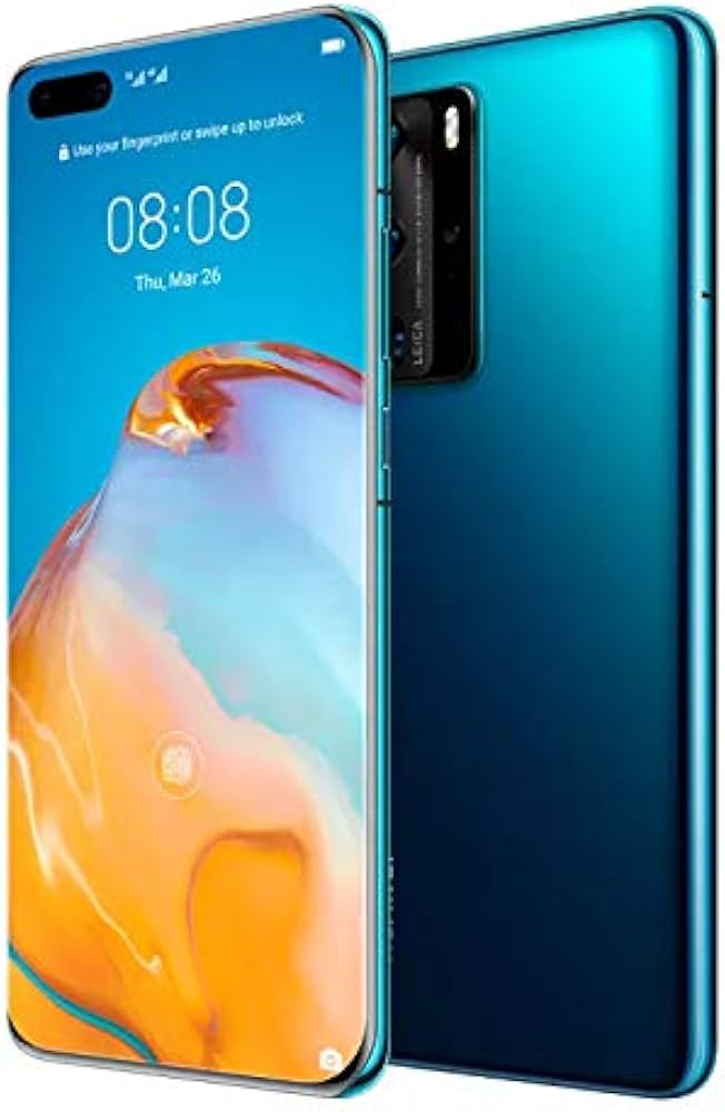 HUAWEI P40 Pro 5G ELS-NX9 256GB 8GB RAM Smartphone - Deep Sea Blue
