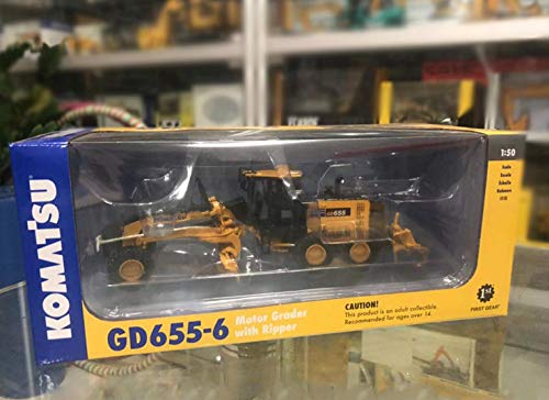 Amazon.co.jp: FloZ コマツ GD655-6 モーターグレーダー リッパー付き