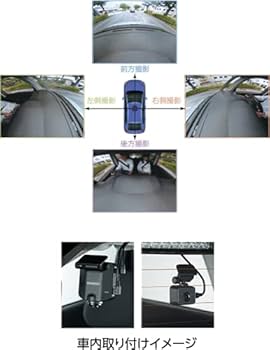 Amazon | ケンウッド ドライブレコーダー DRV-C750R 360度カメラ+リア