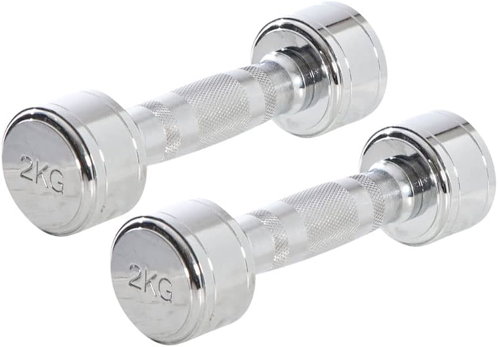 Amazon | BODYMAKER(ボディメーカー) クロームダンベル 2kg 2個セット